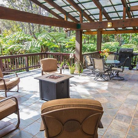 Hale Mauna Loa Upper Level With Shared Hot Tub Volcano Exterior foto